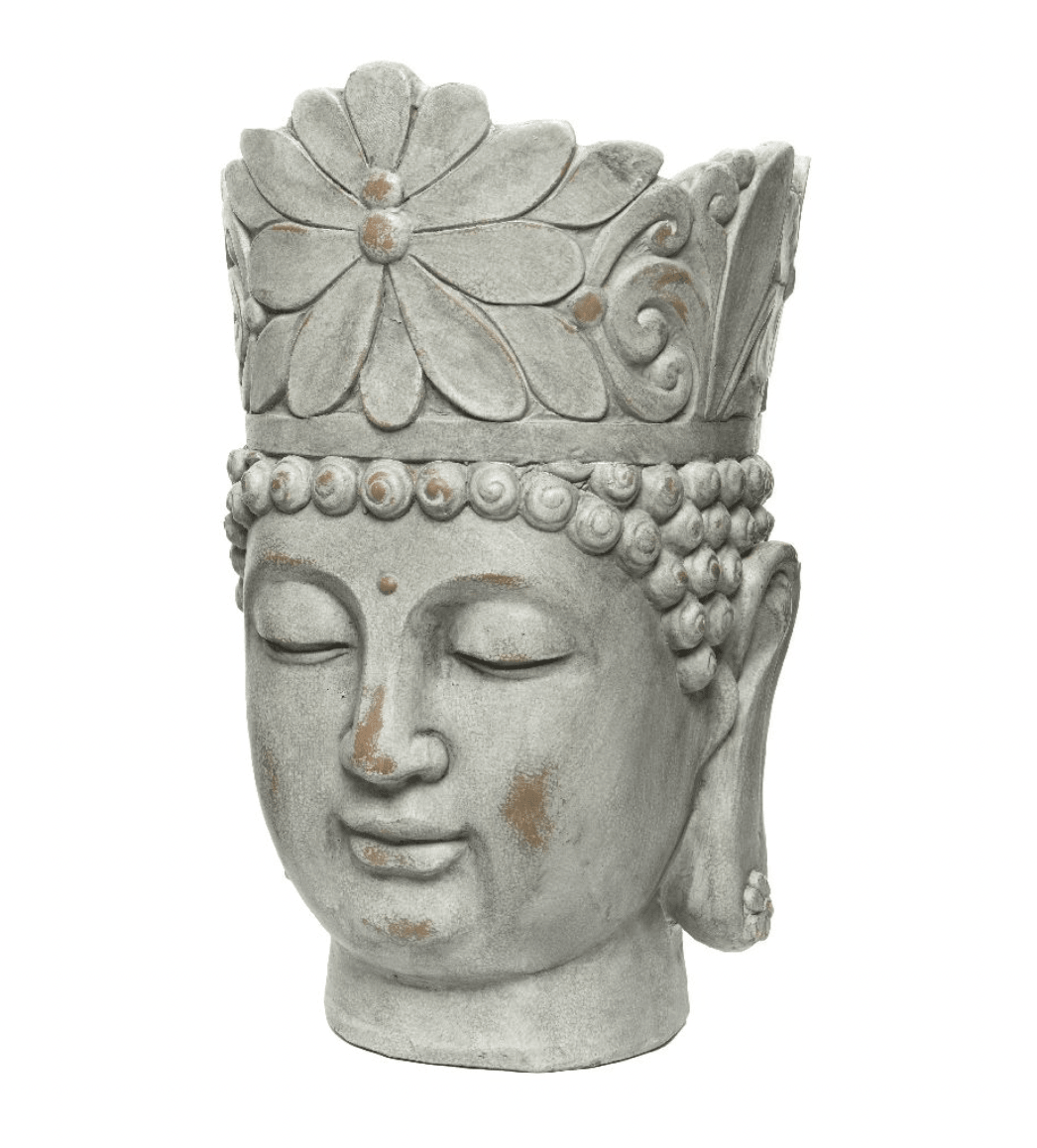 Fioriera a forma di buddha grigio 29x33x50h cm. Kaemingk - Brico Sapiens - L' evoluzione del fai da te Fioriera a forma di buddha grigio 29x33x50h cm. Kaemingk - Brico Sapiens - L' evoluzione del fai da te